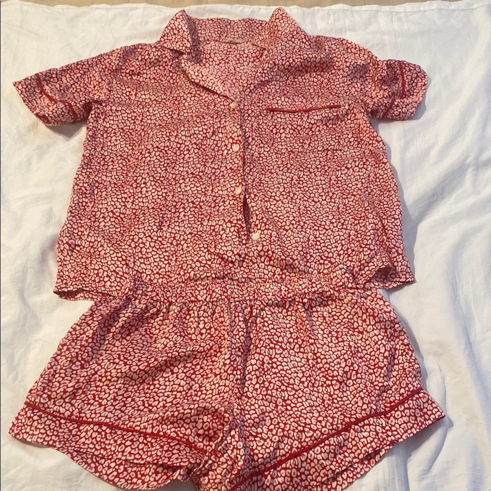 Kids Red Pajama Set
